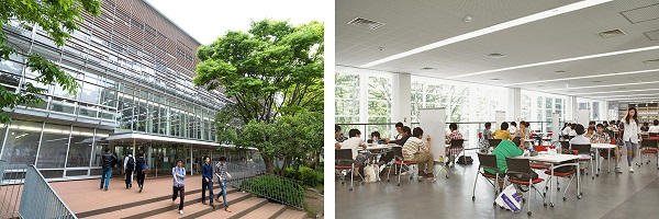 Thư viện và căng tin của trường Đại học Chiba Thư viện và căng tin của trường Đại học Chiba